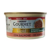 GOURMET GOLD STRACCETTI ADULT ΣΟΛΟΜΟΣ 24Χ85gr