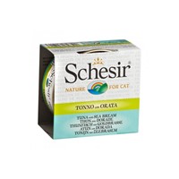 SCHESIR CAT BROTH 70GR ΤΟΝΟΣ ΜΕ ΤΣΙΠΟΥΡΑ