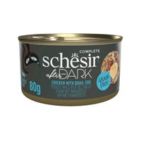 SCHESIR CAT AFTER DARK WHOLEFOOD ΚΟΤΟΠΟΥΛΟ ΜΕ ΑΥΓΟ ΟΡΤΥΚΙΟΥ 80g