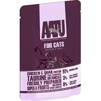 AATU CAT CHICKEN & QUAIL 10X85GR