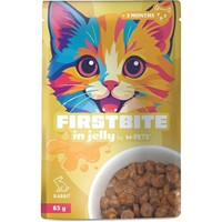 MPETS ΥΓΡΗ ΤΡΟΦΗ ΓΑΤΑΣ FIRSTBITE RABBIT 85g