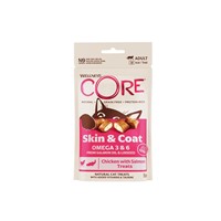 WELLNESS CORE TREATS Skin/Coat Chicken&Salmon 50gr