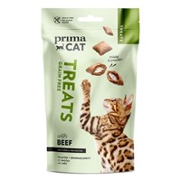 PRIMA CAT ΛΙΧΟΥΔΙΕΣ CRUNCHY ΒΟΔΙΝΟ ANTI-HAIRBALL 40GR