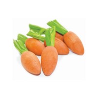 HAPPYPET NIBBLERS CARROTS 8cm 6pc